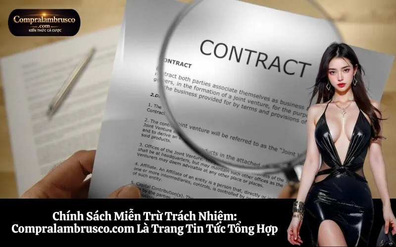 Chính Sách Miễn Trừ Trách Nhiệm: Compralambrusco.com Là Trang Tin Tức Tổng Hợp