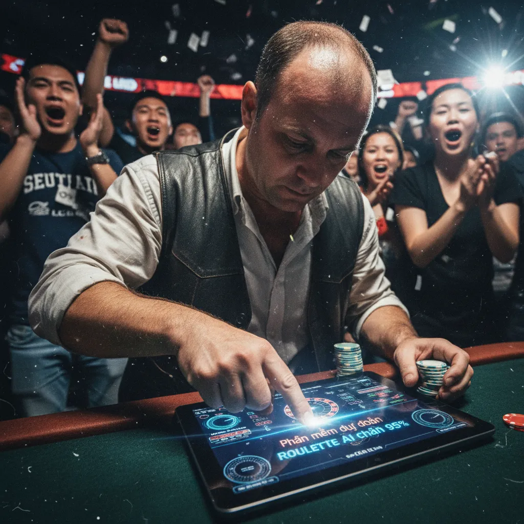 Hình ảnh minh họa một bàn quay Roulette với các con số