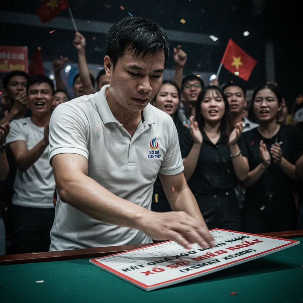 Image of a close-up of lottery numbers on a screen